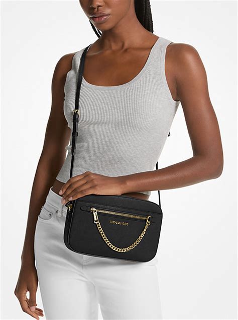 michael kors jet set large saffiano leather crossbody|Mehr.